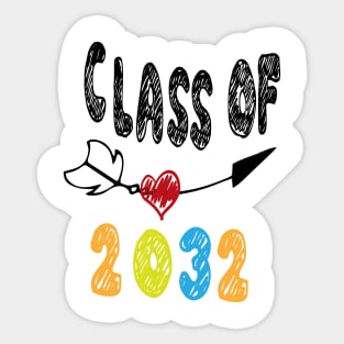 Class Of 2032 Shi, First Day Of School T-shirt, Pre-Kinder Shirt Teacher, Pre-K Teen Shirts Sticker